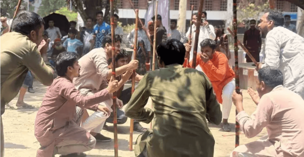 রাবিতে পান্তা-ইলিশ-গ্রামীণ খেলায় ছাত্রদলের বর্ষবরণ